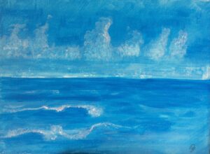 Acrylmalerei der Mittelatlantiks