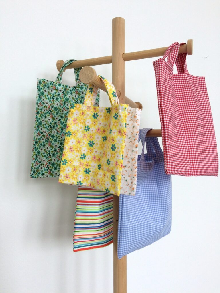 6 bunte Taschen